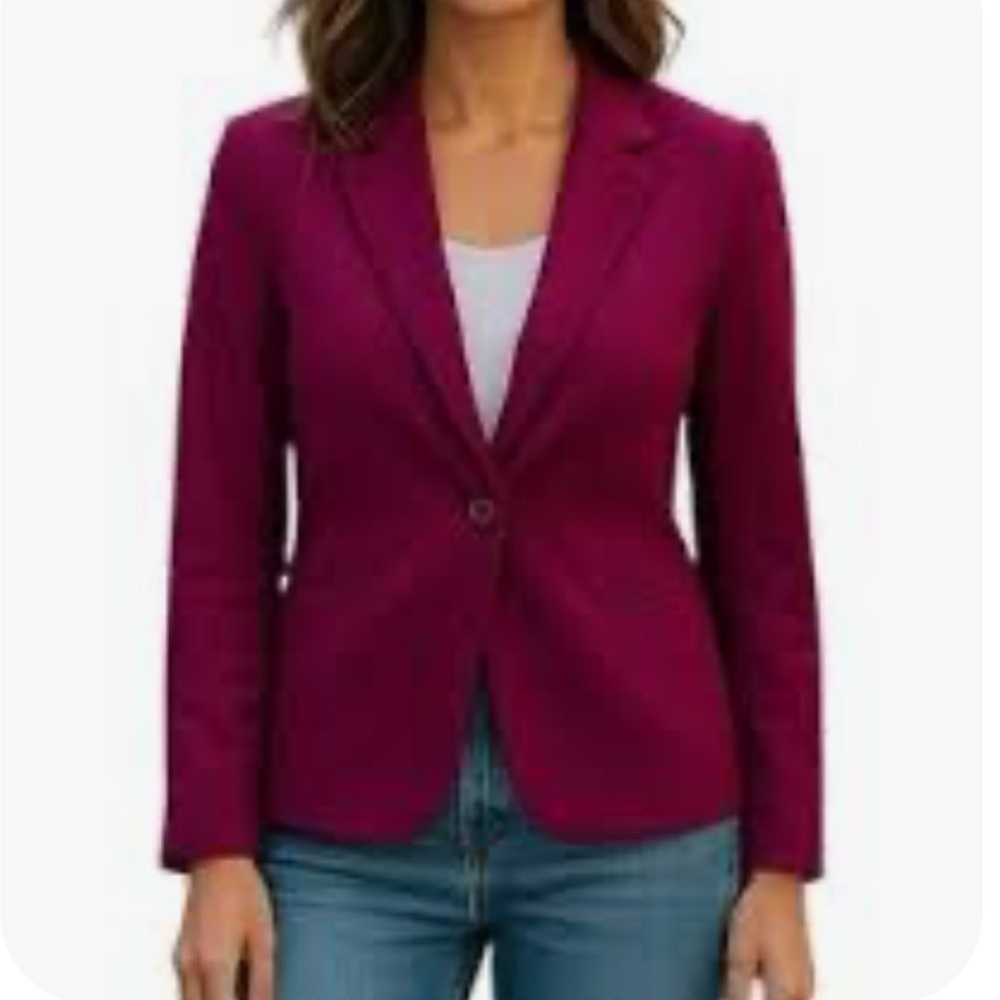 Kensie - purple / Pink Blazer with Floral Lining
